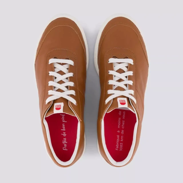 1083 - SNEAKERS 902 cuir camel Unisexe