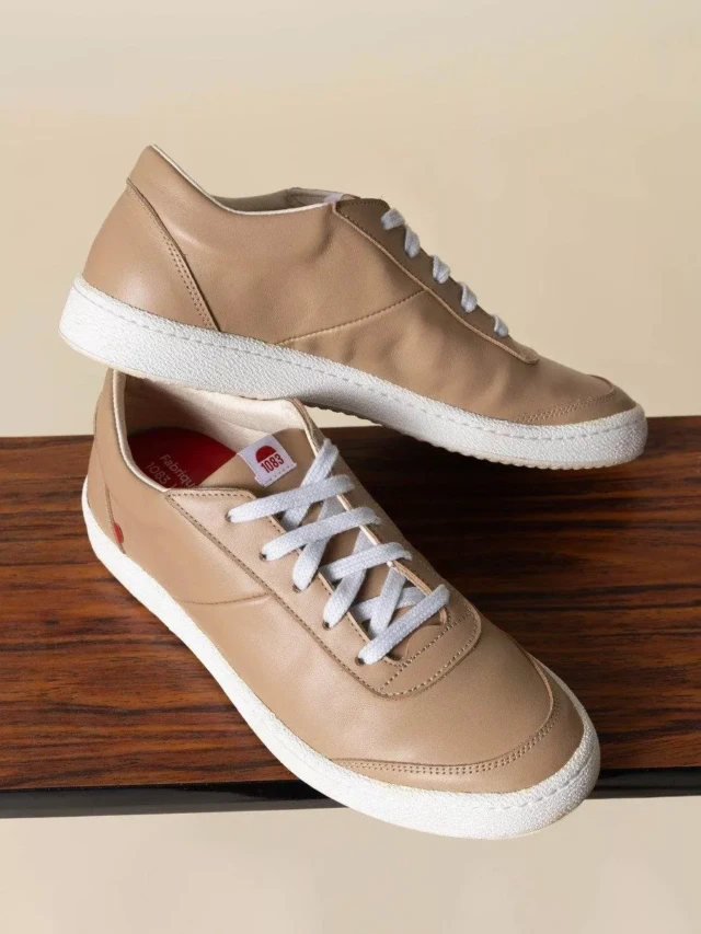 1083 - SNEAKERS basses 902 cuir cappuccino Unisexe