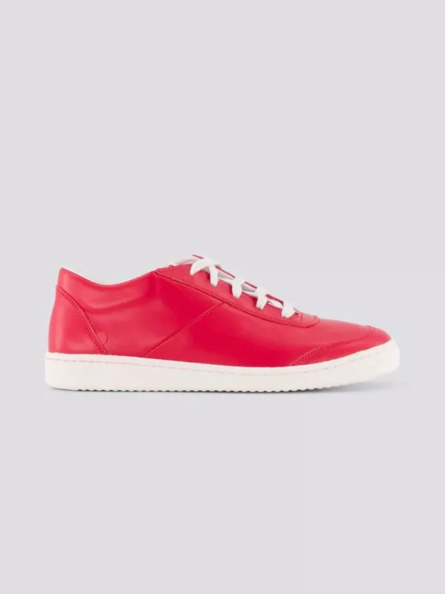 1083 - SNEAKERS 902 cuir rouge Unisexe