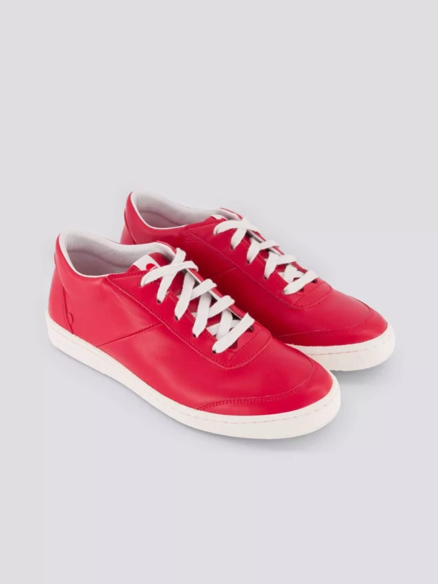 1083 - SNEAKERS 902 cuir rouge Unisexe