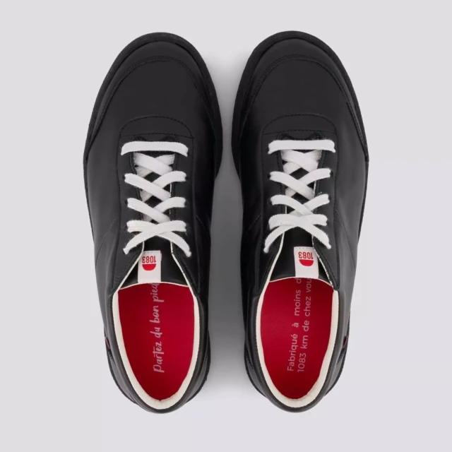1083 - SNEAKERS 902 cuir noir Unisexe