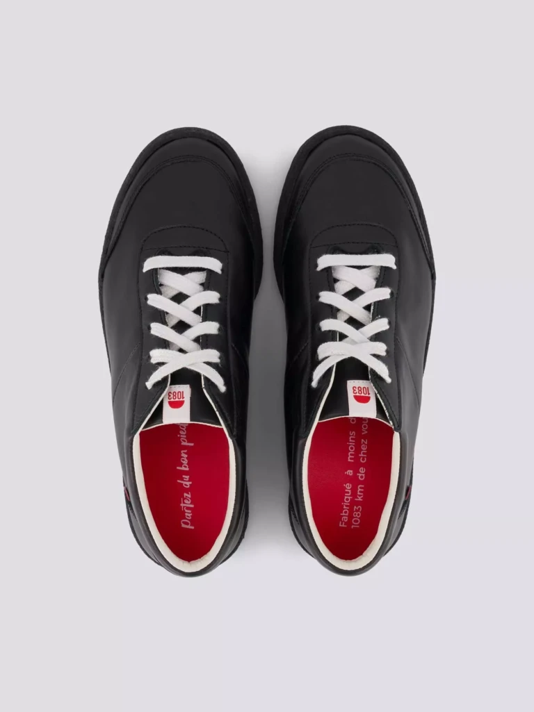 1083 - SNEAKERS 902 cuir noir Unisexe