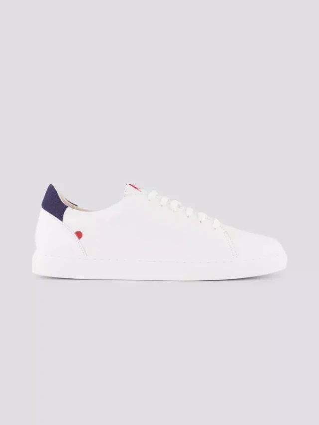 1083 - SNEAKERS 912 cuir denim bleu Unisexe