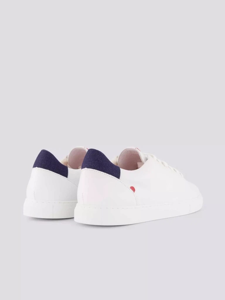 1083 - SNEAKERS 912 cuir denim bleu Unisexe