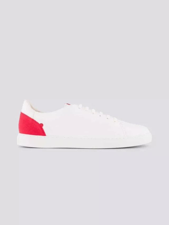 1083 - SNEAKERS 912 cuir rouge Unisexe
