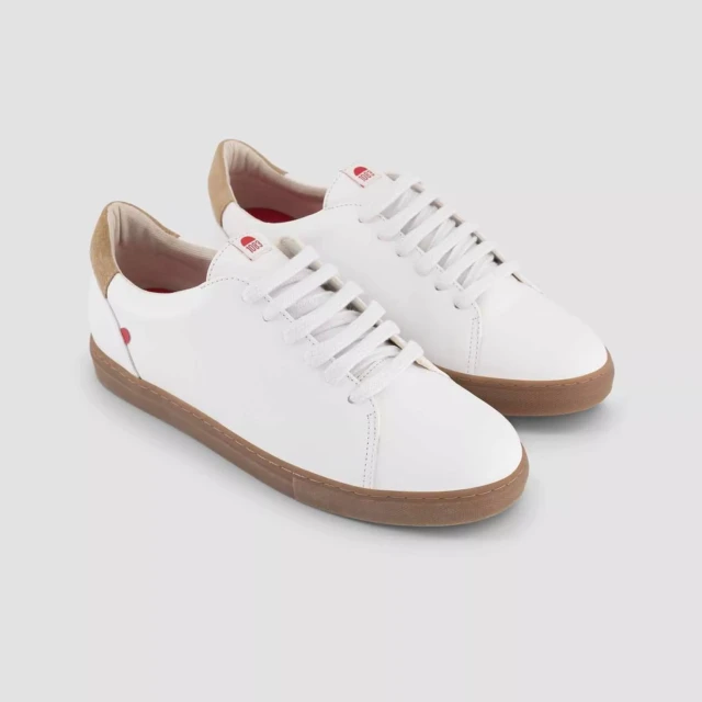 1083 - SNEAKERS 912 cuir blanc naturel Unisexe