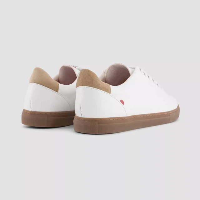 1083 - SNEAKERS 912 cuir blanc naturel Unisexe