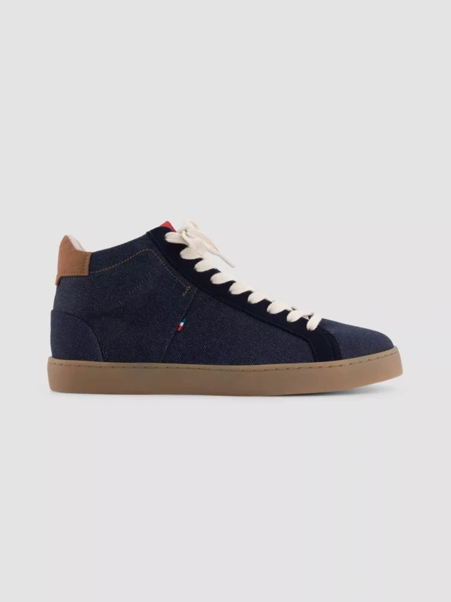 1083 - SNEAKERS RECYCLEES 949 SESSILE montantes superdenim bleu Unisexe