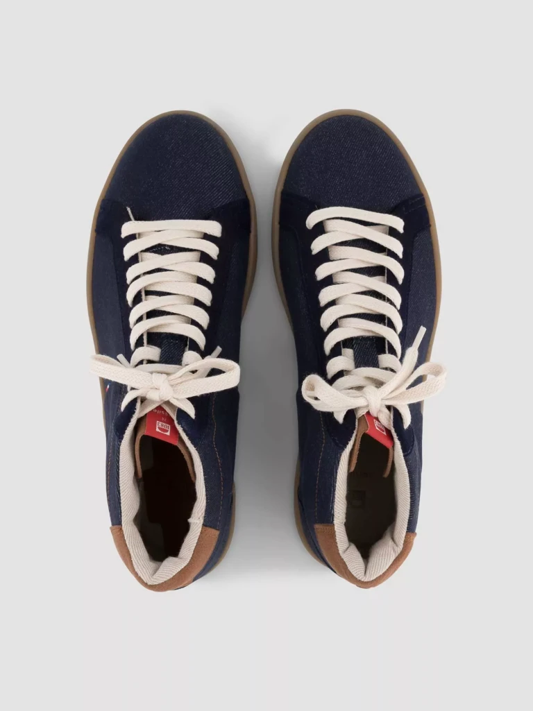 1083 - SNEAKERS RECYCLEES 949 SESSILE montantes superdenim bleu Unisexe