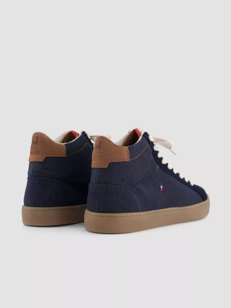 1083 - SNEAKERS RECYCLEES 949 SESSILE montantes superdenim bleu Unisexe