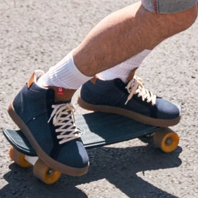 1083 - SNEAKERS RECYCLEES 949 SESSILE montantes superdenim bleu Unisexe