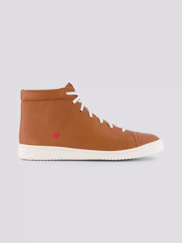 1083 - SNEAKERS MONTANTES 951 cuir camel Unisexe