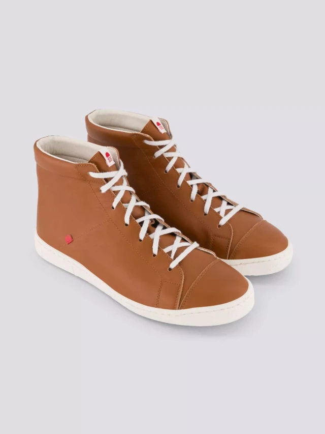 1083 - SNEAKERS MONTANTES 951 cuir camel Unisexe