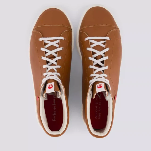 1083 - SNEAKERS MONTANTES 951 cuir camel Unisexe