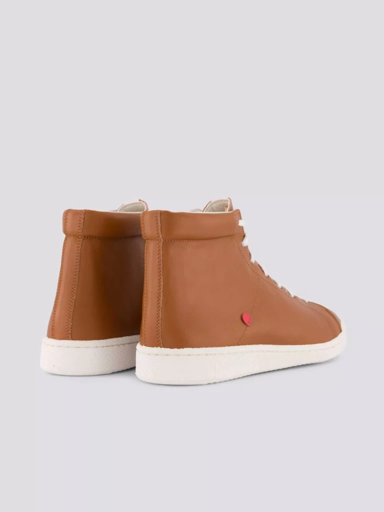 1083 - SNEAKERS MONTANTES 951 cuir camel Unisexe