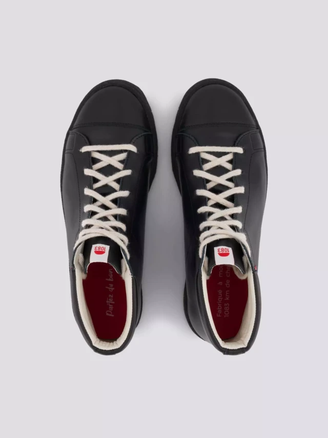 1083 - SNEAKERS MONTANTES 951 cuir noir Unisexe