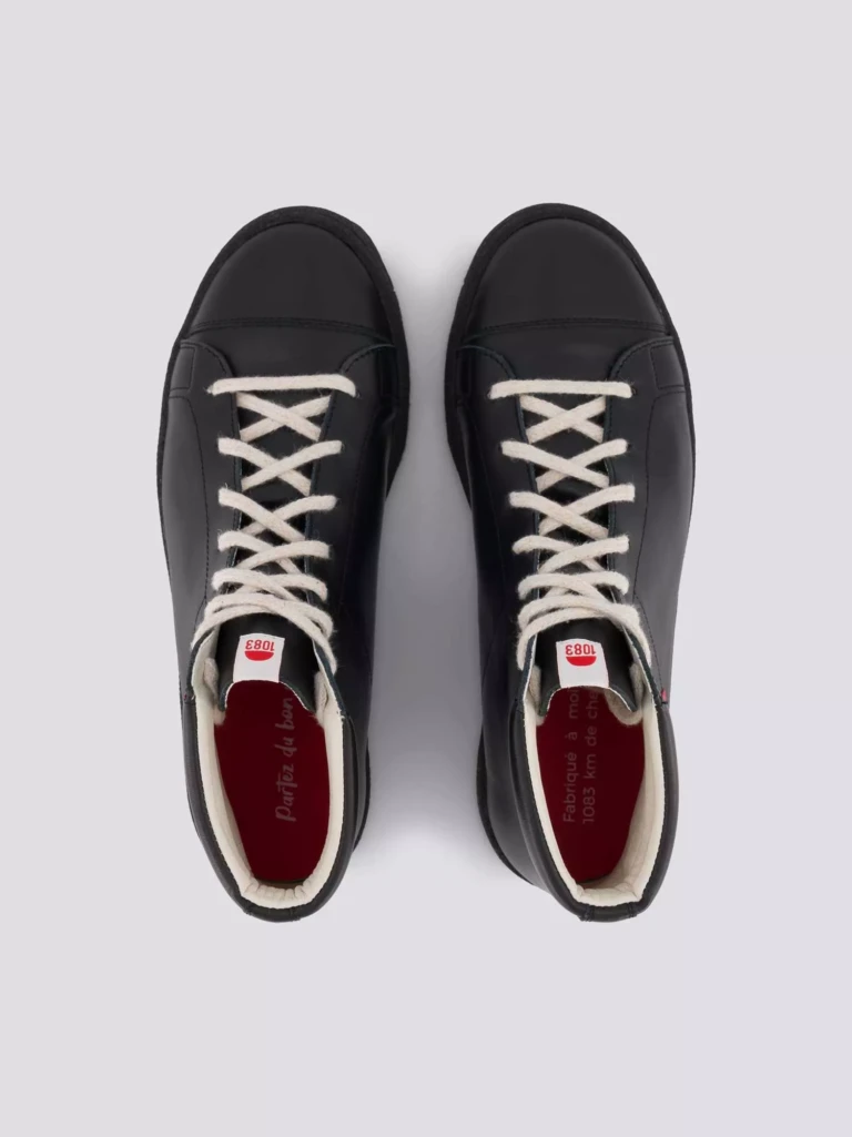 1083 - SNEAKERS MONTANTES 951 cuir noir Unisexe