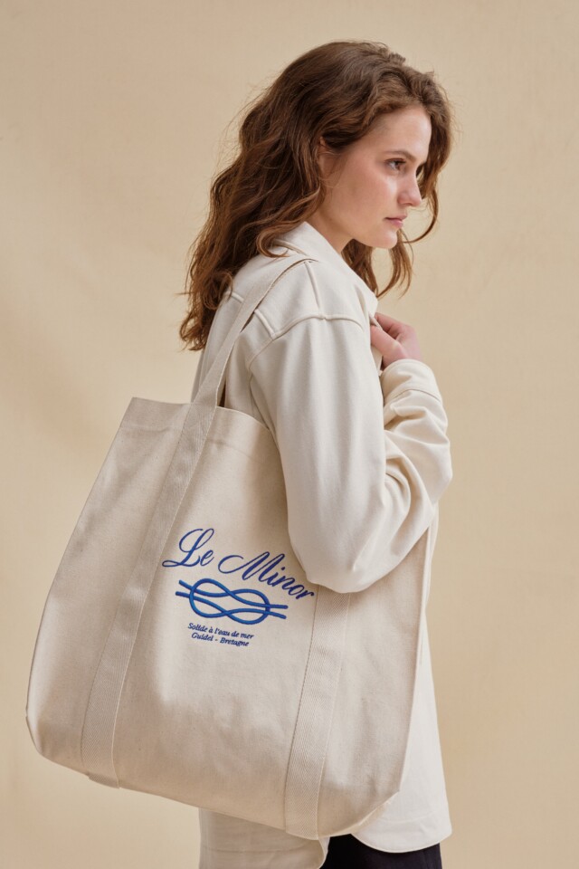 Le Minor - Sac cabas brodé Le Minor