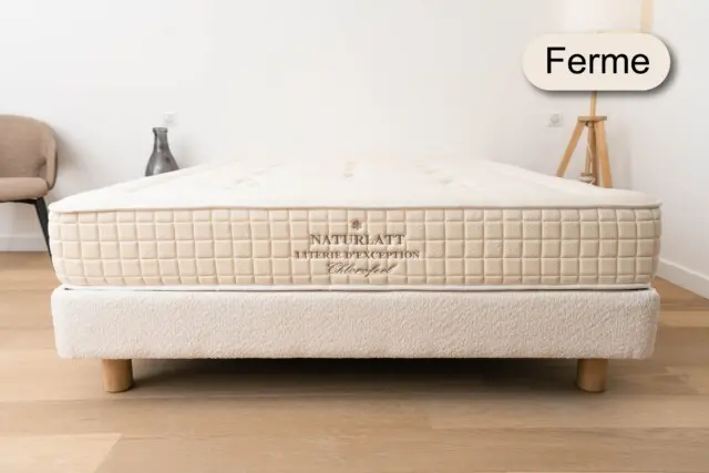 NATUR’LATT LITERIE - Matelas Latex Naturel – Ferme – Made in France – double face été/hiver