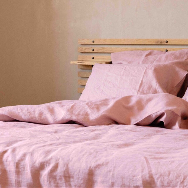 Loulenn - Housse de couette en lin lavé français