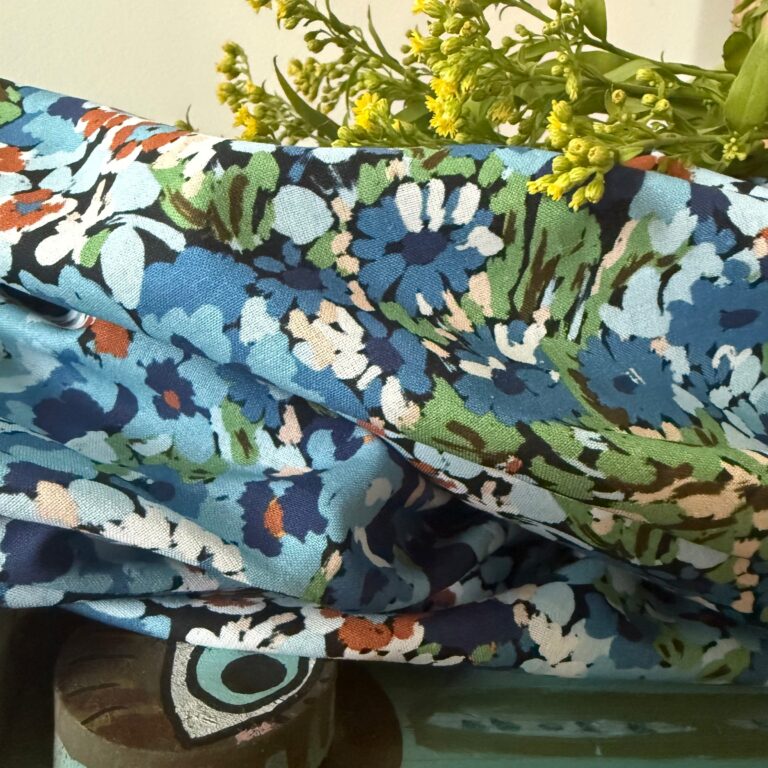 Quintessence - Ceinture Anita Fleurs d'indigo