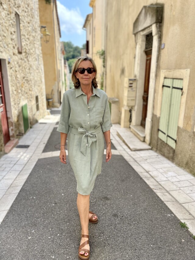 Laurence Carroy - Robe en lin Nina