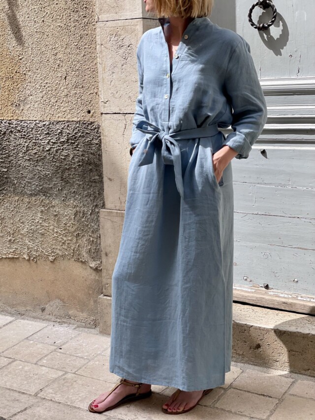 Laurence Carroy - Robe en lin Olivia