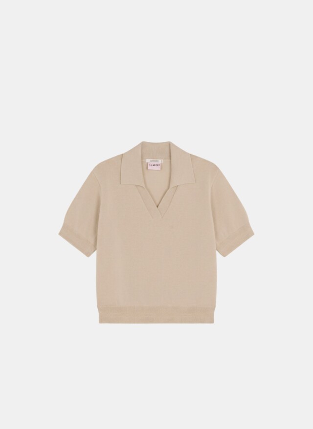 Tricots Jean Marc - Polo Loucine - Beige