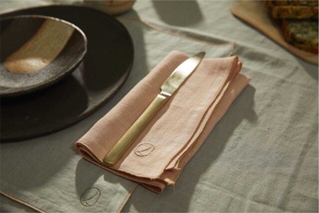Laurence Carroy - Serviette de table en lin lavé