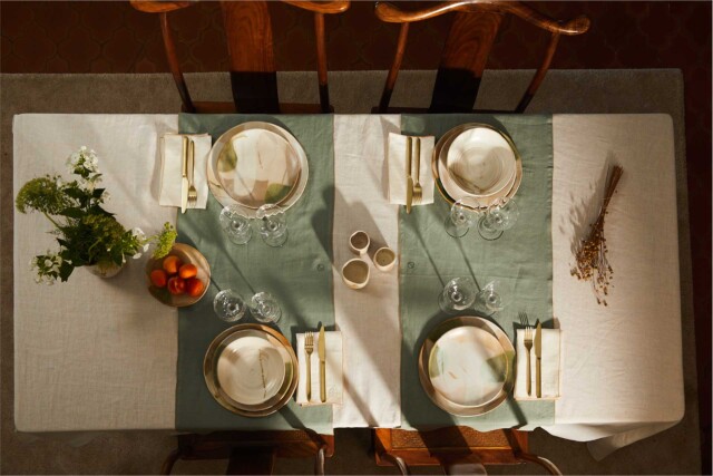 Laurence Carroy - Vis-à-vis en lin lavé