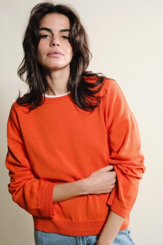 Tricots Jean Marc - Loucine manches longues – Orange