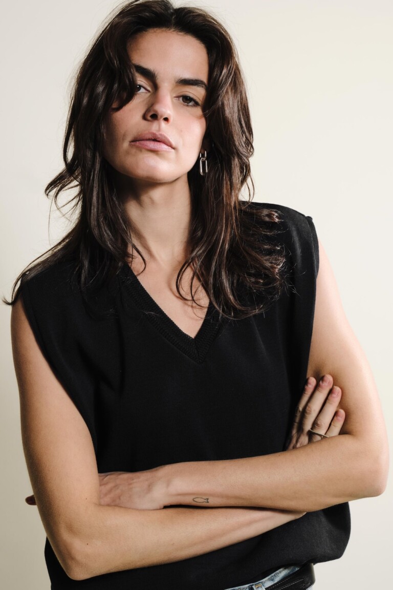 Tricots Jean Marc - Débardeur Loucine - Noir