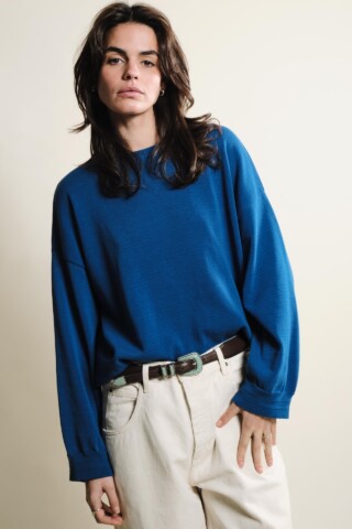 Tricots Jean Marc - Loucine manches longues – Bleu roi