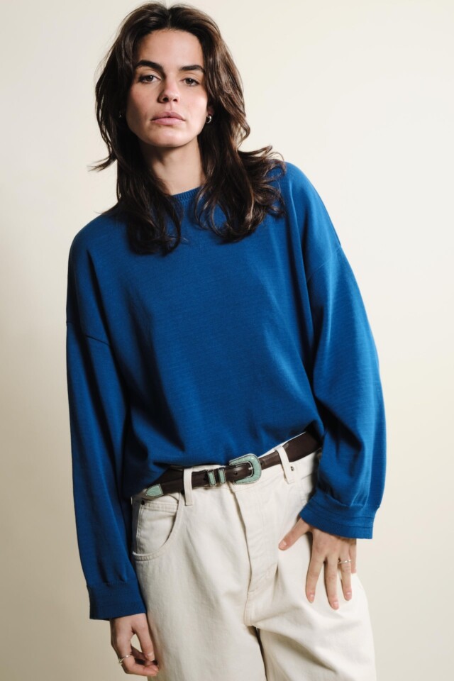 Tricots Jean Marc - Maille Loucine – Bleu roi