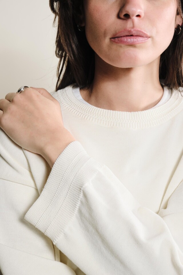 Tricots Jean Marc - Maille Loucine - Écru