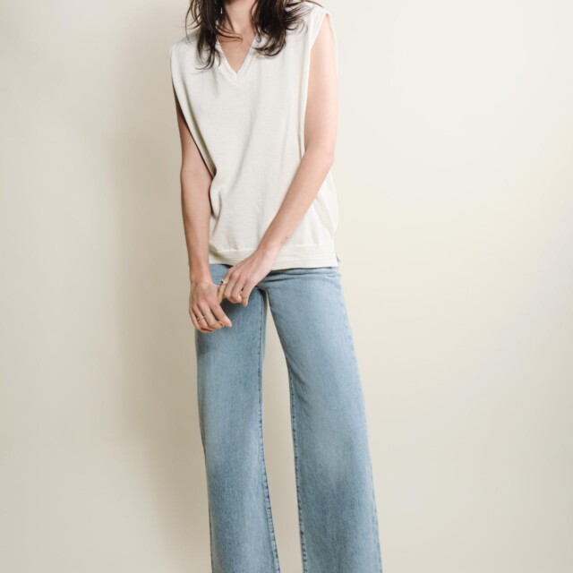 Tricots Jean Marc - Débardeur Loucine - Écru