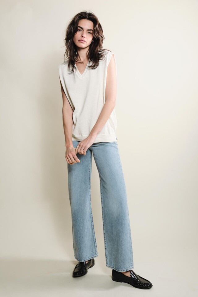 Tricots Jean Marc - Débardeur Loucine - Écru