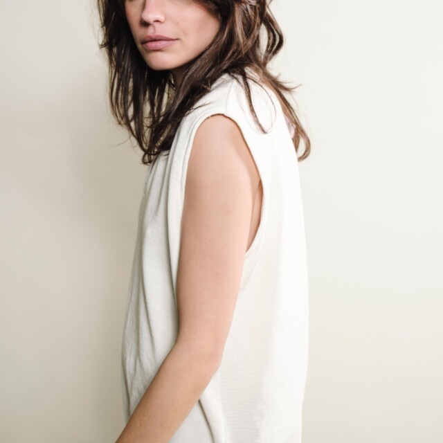 Tricots Jean Marc - Débardeur Loucine - Écru