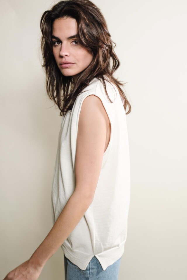 Tricots Jean Marc - Débardeur Loucine - Écru