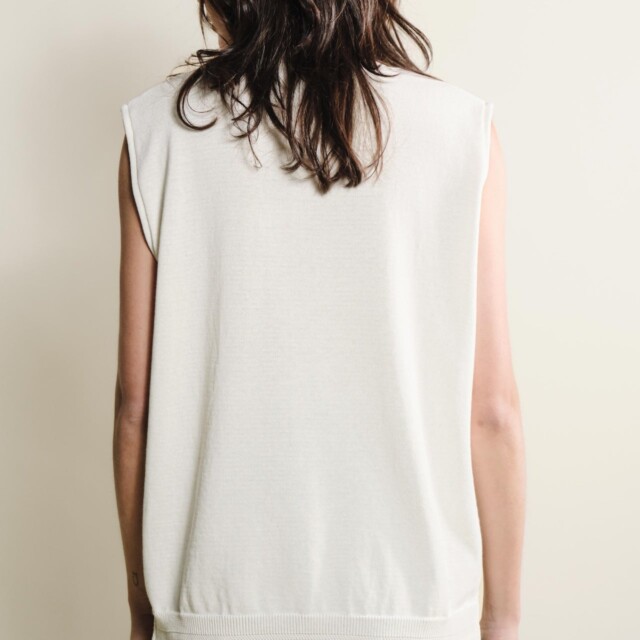 Tricots Jean Marc - Débardeur Loucine - Écru