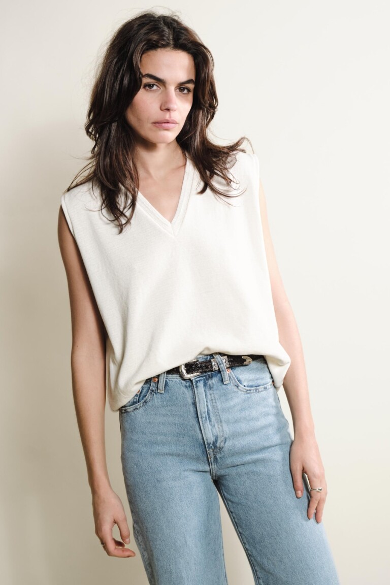 Tricots Jean Marc - Débardeur Loucine - Écru