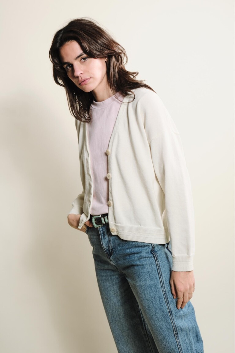 Tricots Jean Marc - Loucine Cardigan - Écru – L