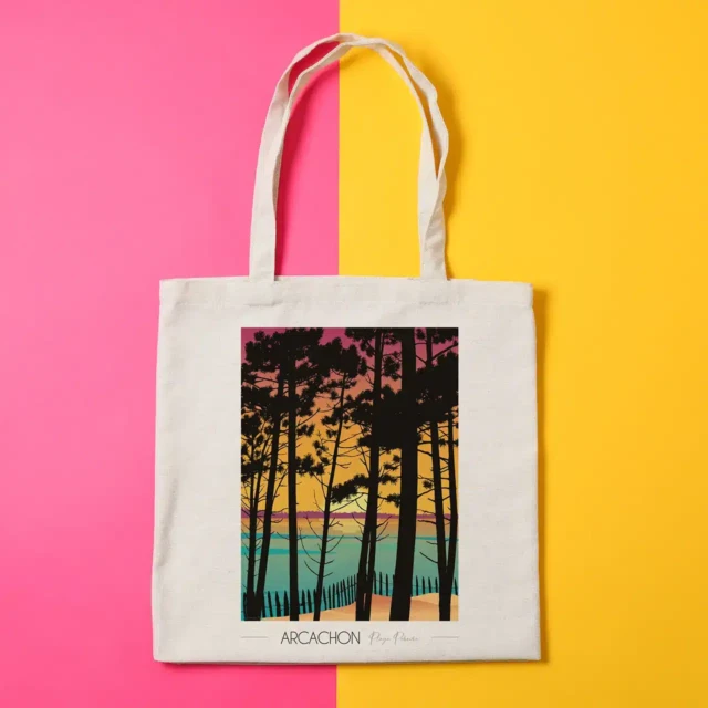 Foliove - Tote Bag Plage Pereire - Arcachon