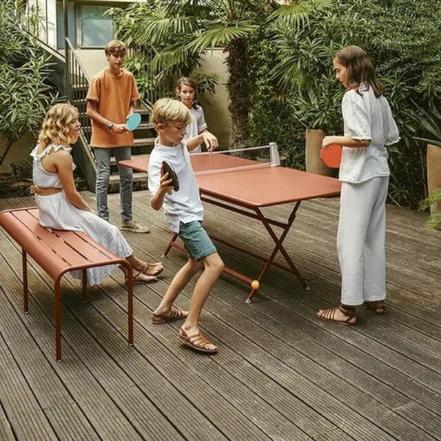 Fermob - Banc FERMOB Monceau 3-4 places en métal – 13 coloris