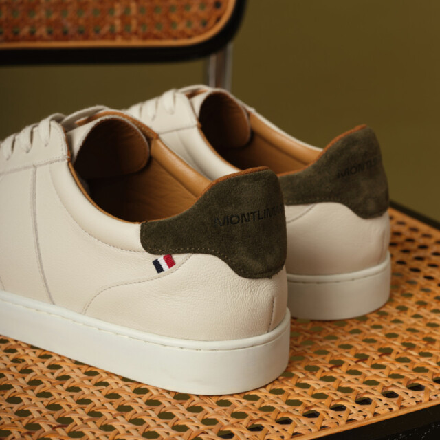 Montlimart - BASKETS VALEUR ECRU/KAKI