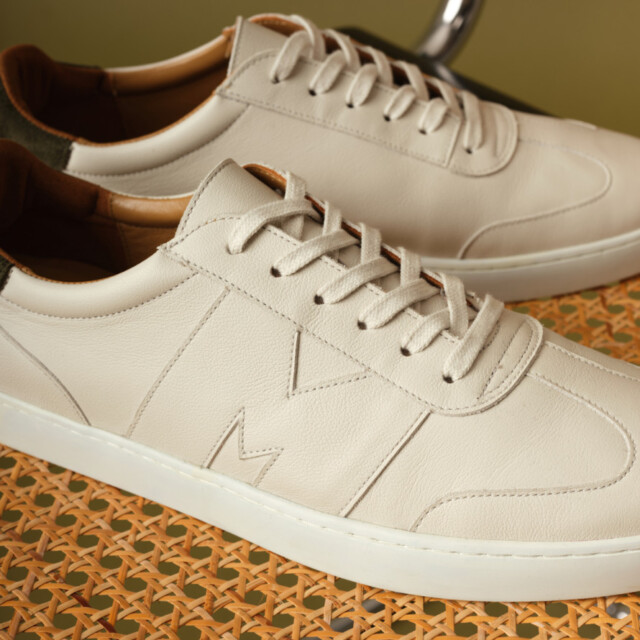 Montlimart - BASKETS VALEUR ECRU/KAKI