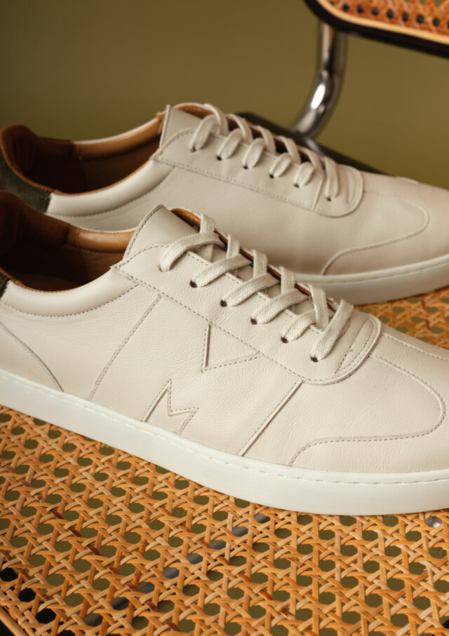 Montlimart - BASKETS VALEUR ECRU/KAKI