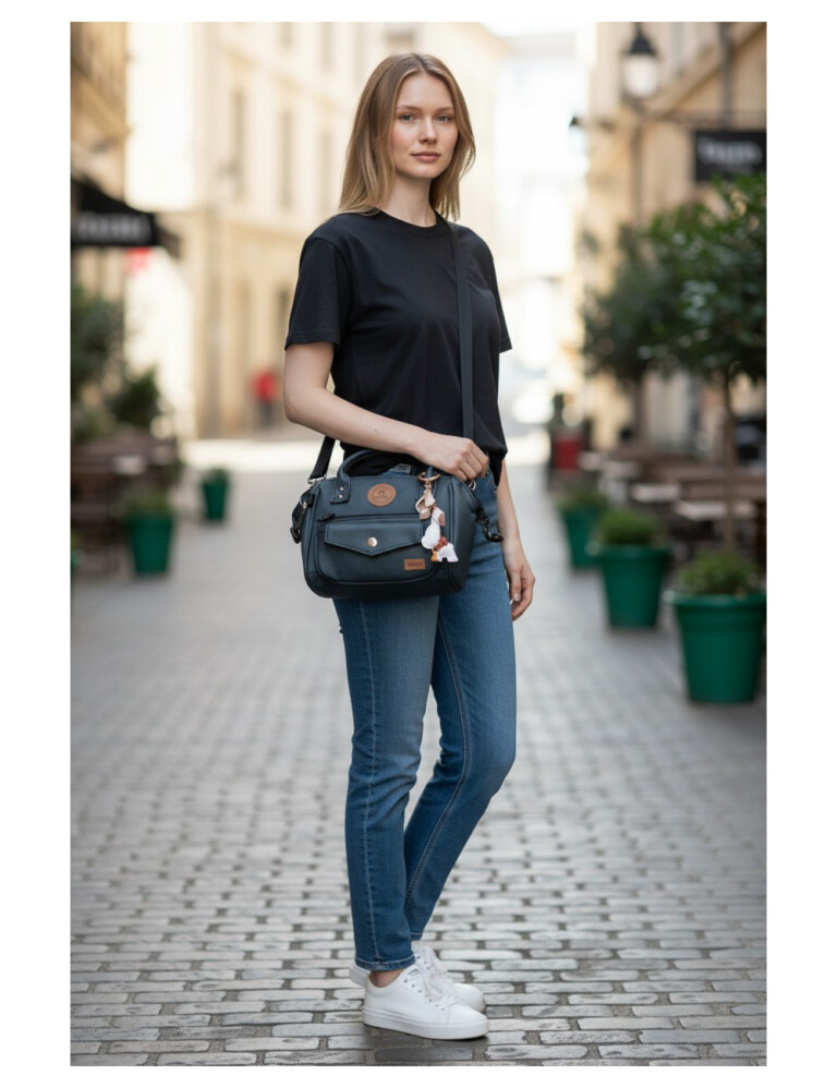 L'Atelier de Patricia - Bijoux porte clés sac - animaux blanc - marron- beige