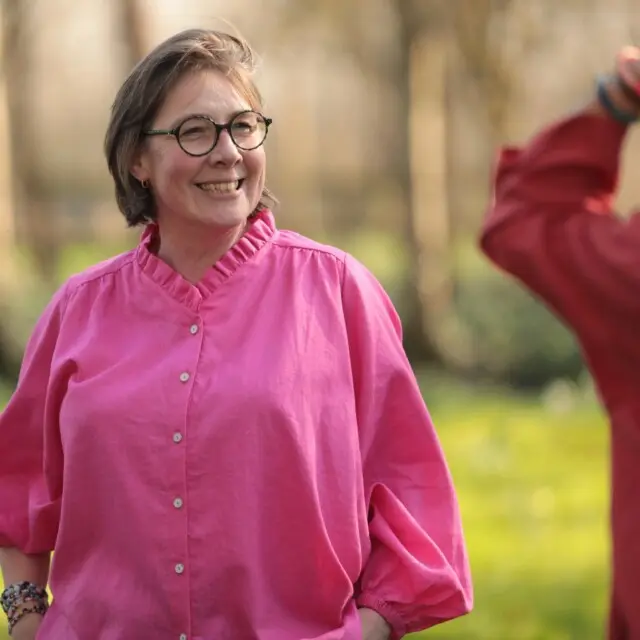 Quintessence - Blouse Miléna – lin fushia