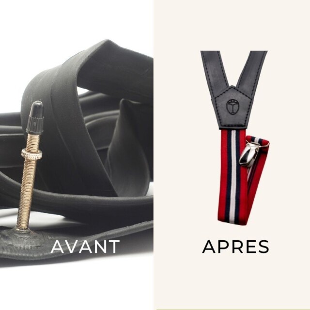 Saint-Lazare - Bretelles MARCEL Bleu blanc rouge